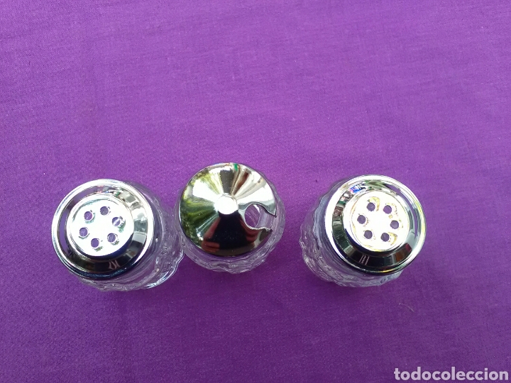 Segunda mano: Salero y pimentero de cristal - Foto 4