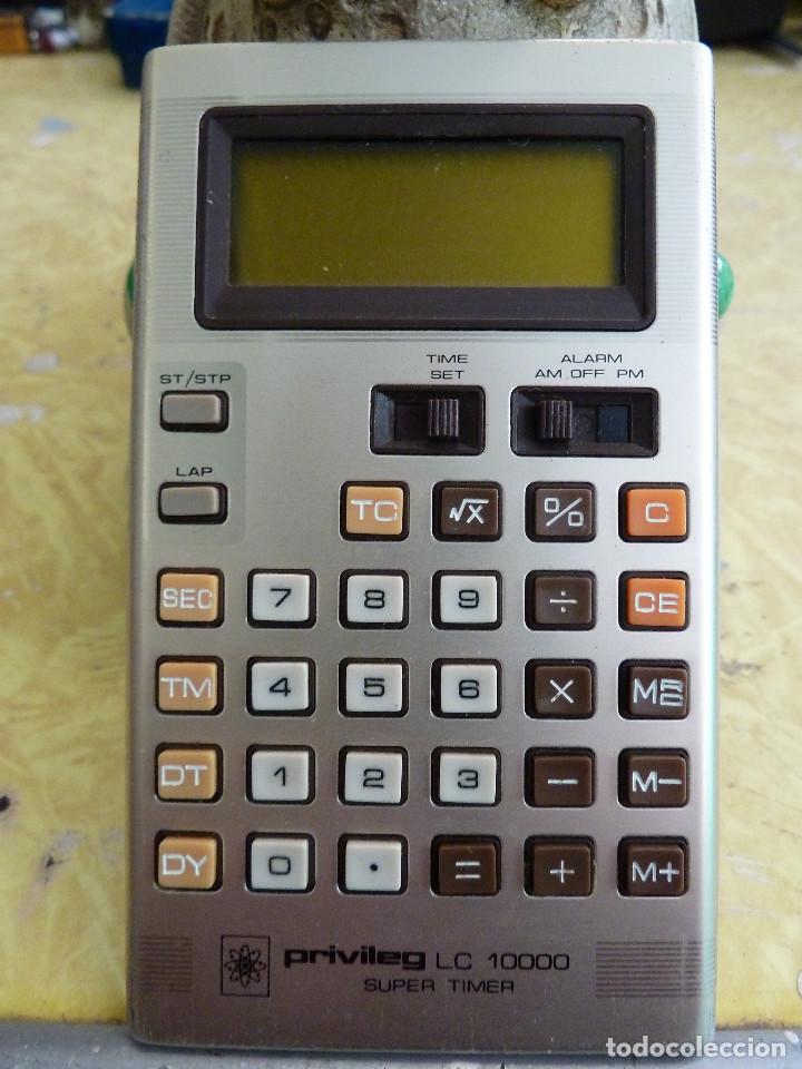 Segunda mano: CALCULADORA PRIVILEG LC 10000 SUPER TIMER - Foto 1