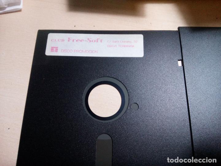 Segunda mano: DISKETTE.DISKETTES.FLEXYDISK 5 1/4. CLUB FREE-SOFT.(80) - Foto 2
