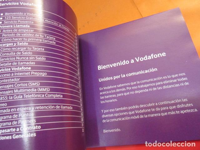 Segunda mano: MANUAL DEL CLIENTE DE VODAFONE TELEFONO MOVIL - Foto 3
