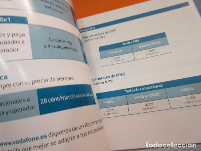 Segunda mano: MANUAL DEL CLIENTE DE VODAFONE TELEFONO MOVIL - Foto 4
