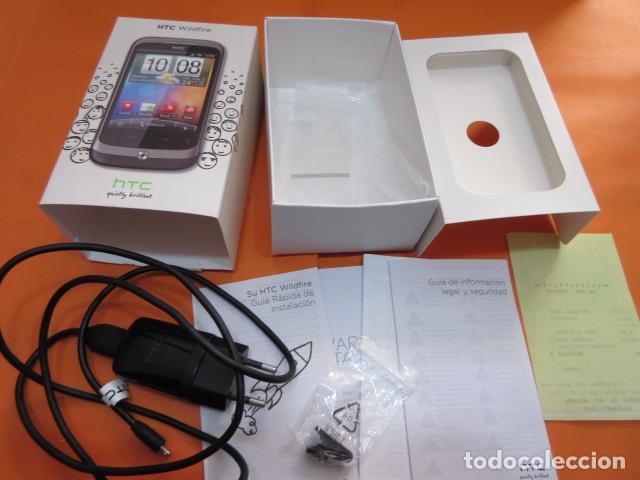 Segunda mano: CAJA TELEFONO MOVIL HTC WILDFIRE VODAFONE - Foto 3