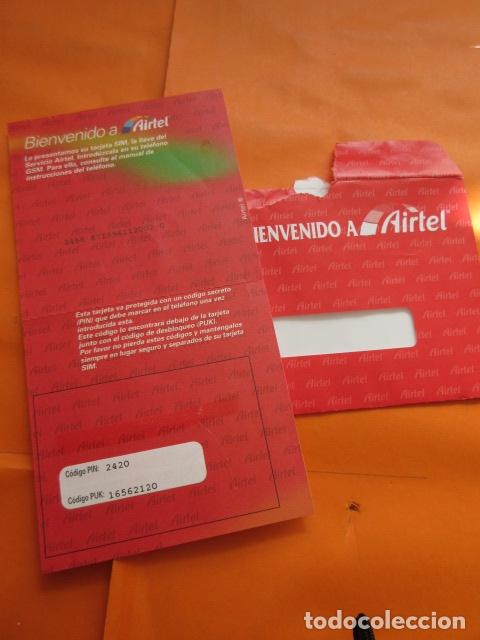 Segunda mano: AIRTEL SOBRE  BIENVENIDO - Foto 1