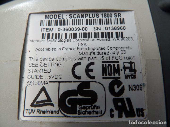 Segunda mano: ESCANER SCANNER LECTOR DE CODIGO DE BARRAS INTERMEC SCANPLUS 1800 SR - Foto 5