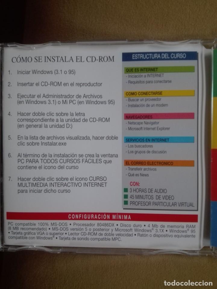 Segunda mano: CURSO MULTIMEDIA INTERACTIVO DE INTERNET A&Ntilde;OS 90 RELIQUIA - Foto 3