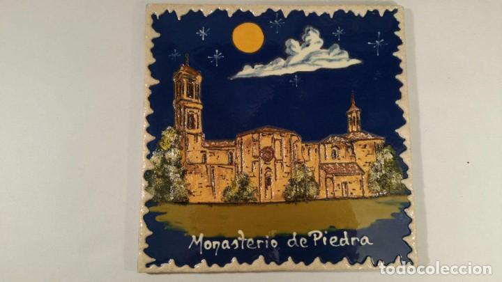 Segunda mano: AZULEJO PARA COLGAR, DEL MONASTERIO DE PIEDRA - Foto 1