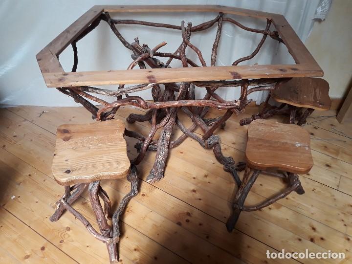 Segunda mano: Mesa con 8 banquetas - Foto 3