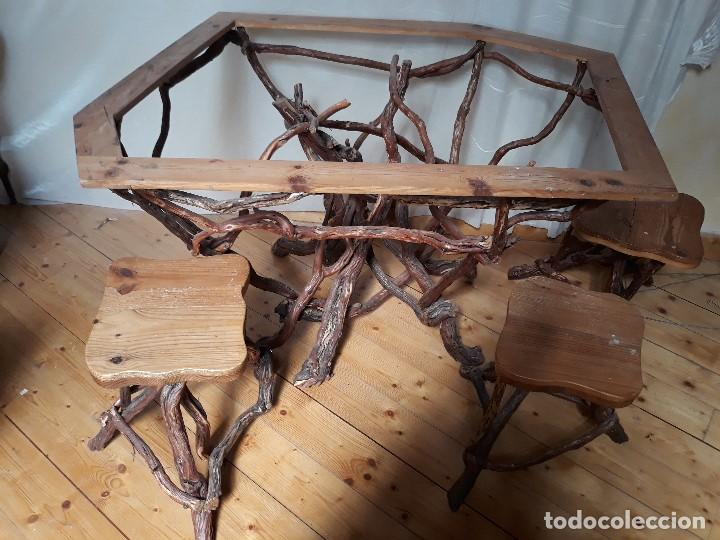 Segunda mano: Mesa con 8 banquetas - Foto 4