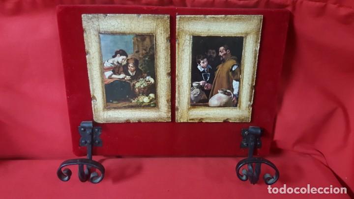 Segunda mano: Perchero con escenas de Velazquez. - Foto 1