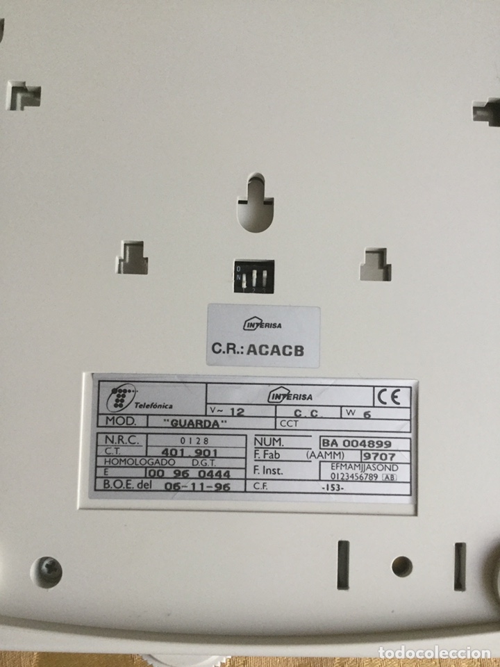 Segunda mano: CURIOSO TEL&Eacute;FONO A&Ntilde;O 1996 DE INTERISA PARA TELEF&Oacute;NICA MODELO GUARDA - Foto 15