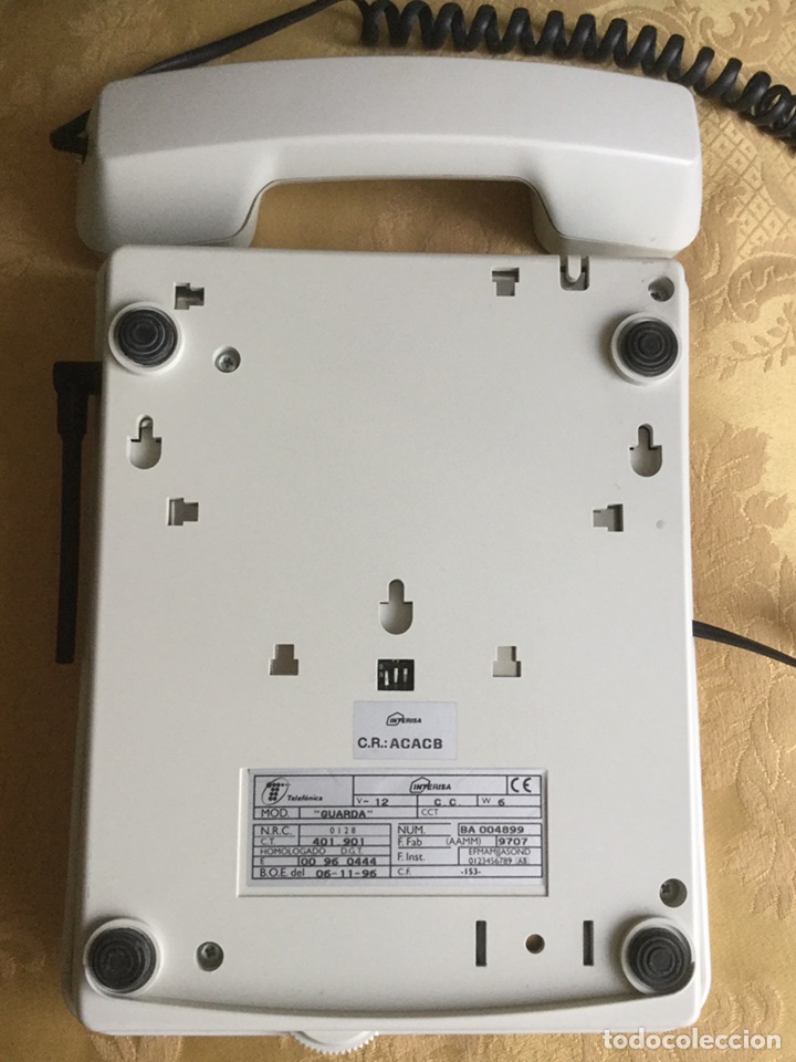 Segunda mano: CURIOSO TEL&Eacute;FONO A&Ntilde;O 1996 DE INTERISA PARA TELEF&Oacute;NICA MODELO GUARDA - Foto 16