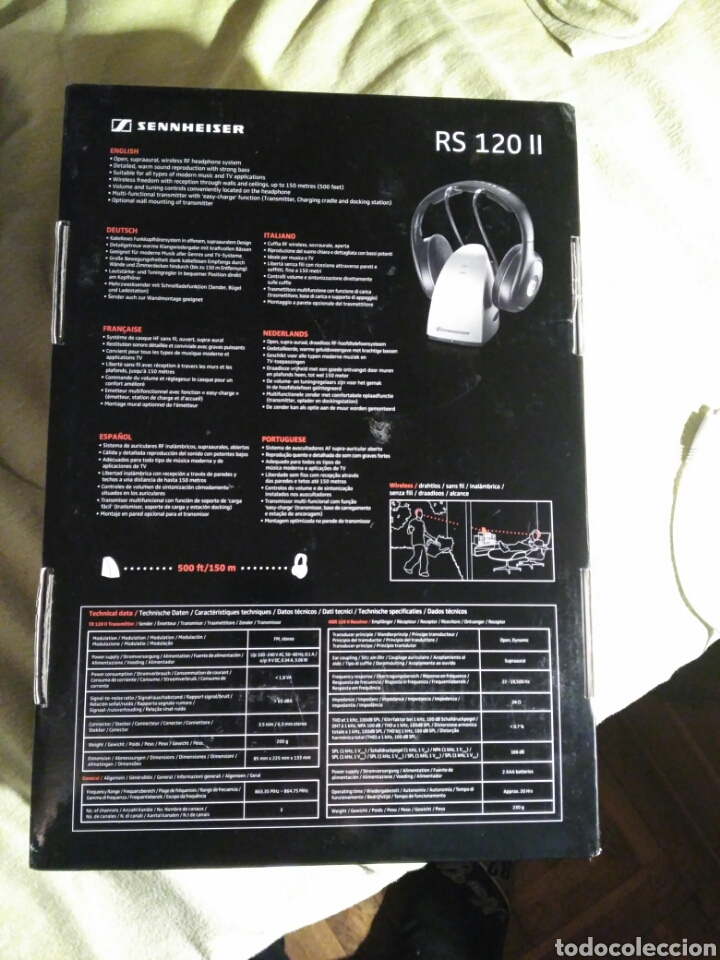 auriculares sennheiser rs 120