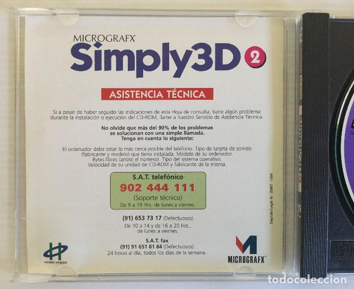Segunda mano: Micrografx Simply3D 2 - versi&oacute;n 2.0 - 1998 - Foto 6
