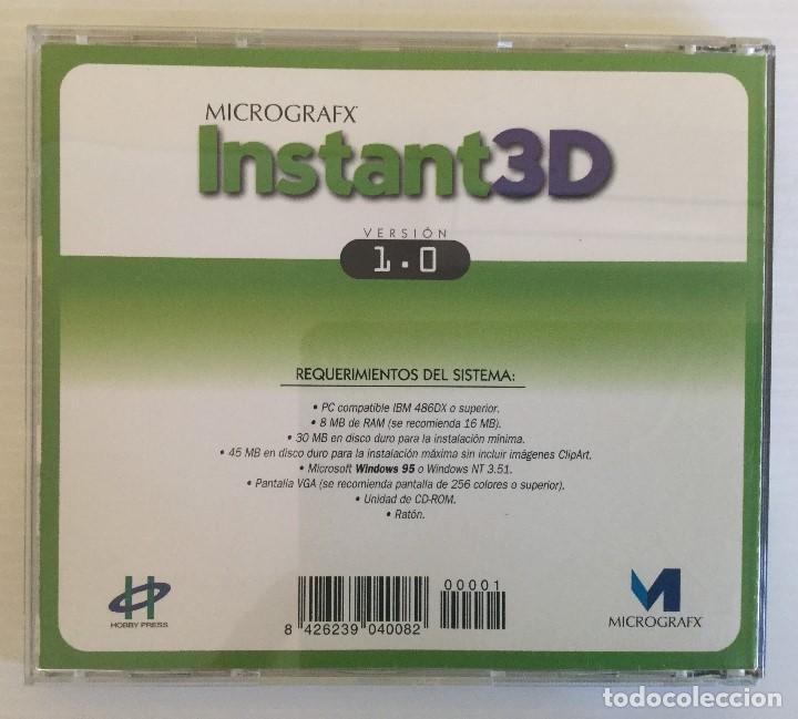 Segunda mano: Micrografx Instant 3D &ndash; Versi&oacute;n 1.0 &ndash; Hobby Press - 1997 - INSTANT3D - Foto 3