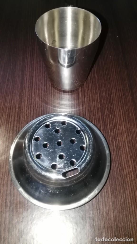 Segunda mano: Coctelera en acero inoxidable con dos copas - Foto 8