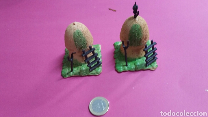 Segunda mano: LOTE 2 PAJARES PLASTICO BELEN - Foto 1