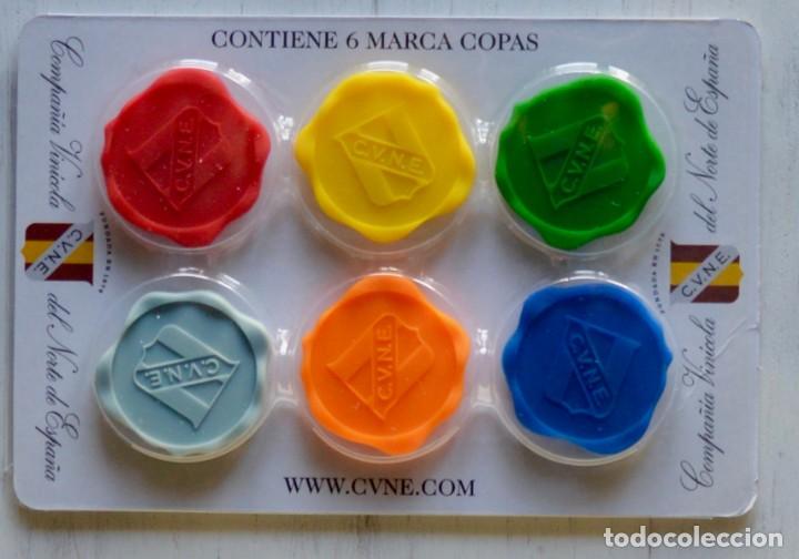Segunda mano: 6 MARCA COPAS DE LA MARCA DE VINO C.V.N.E. - Foto 1