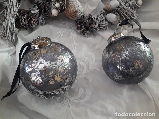 Segunda mano: 2 bolas navide&ntilde;as - Foto 1