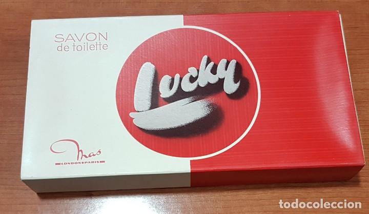 Segunda mano: Lucky estuche de jab&oacute;n. 3 unidades - Foto 2