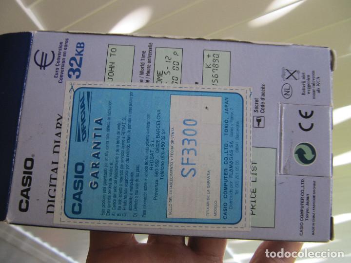Segunda mano: Casio Digital Diary SF-3300ERbu-w 32K - Foto 12