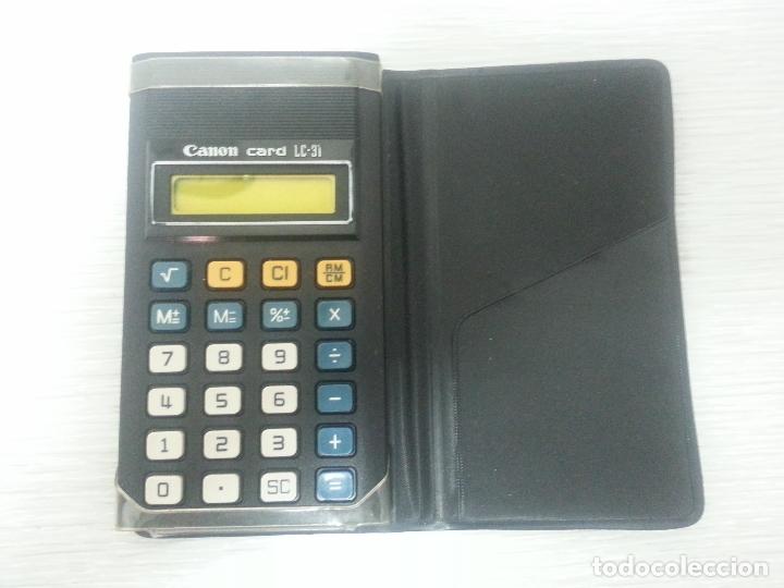 Segunda mano: CALCULADORA CANON CARD LC-31 - Foto 1