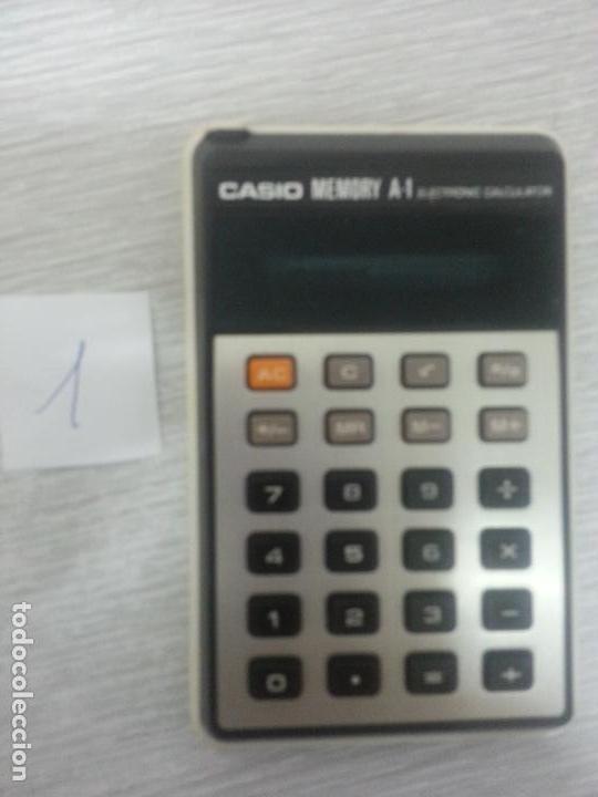Segunda mano: CALCULADORA CASIO MEMORY A-1 ELECTRONIC CALCULATOR - LOTE 1 - Foto 1