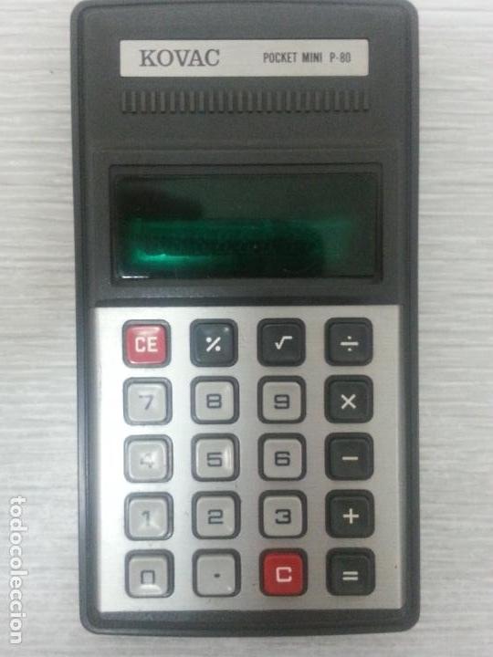 Segunda mano: CALCULADORA KOVAC POCKET MINI P-80 - Foto 1