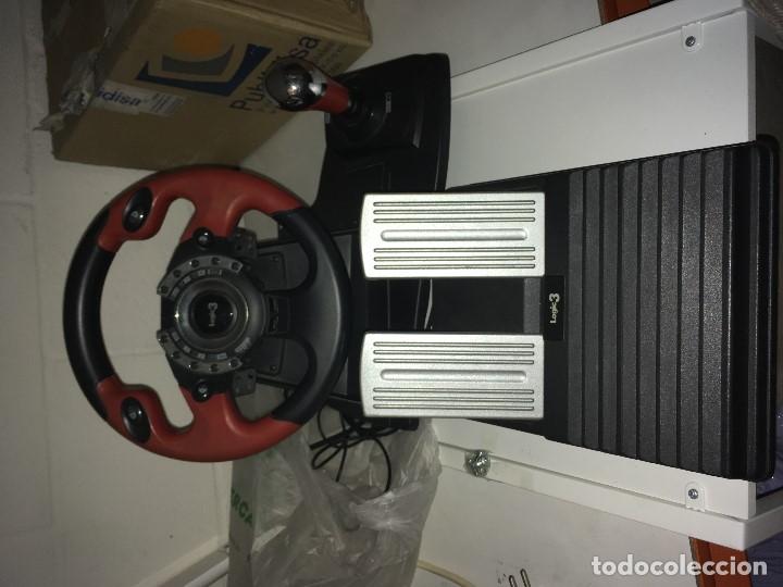 Segunda mano: Pack PS2 + volante + mando + memory card + juegos | Funciona - Foto 4