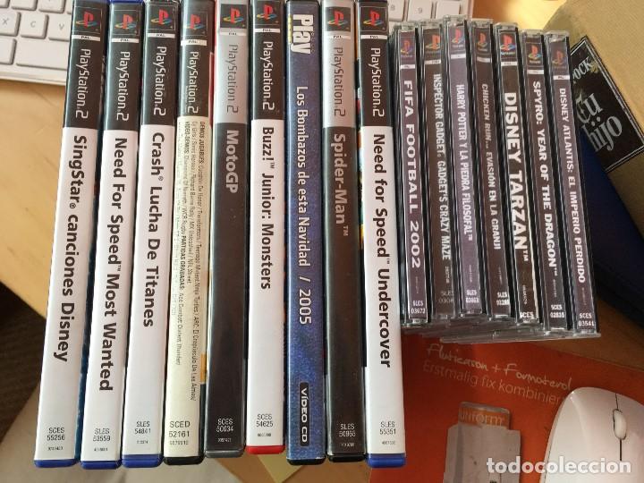 Segunda mano: Pack PS2 + volante + mando + memory card + juegos | Funciona - Foto 7