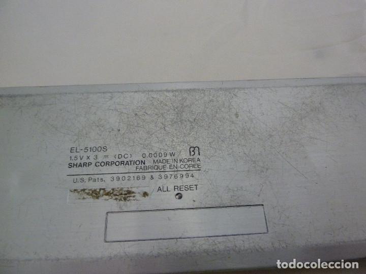 Segunda mano: CALCULADORA SHARP EL-5100S - Foto 5