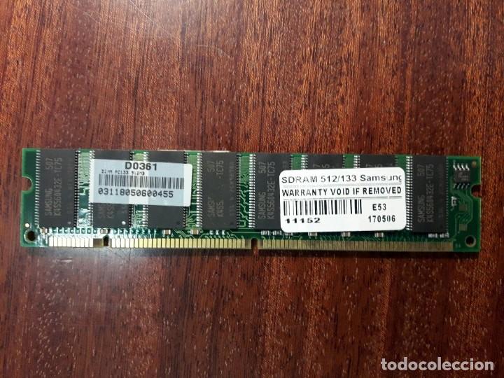Segunda mano: Memoria SDRAM 512/133 DIMM Samsung - Foto 1
