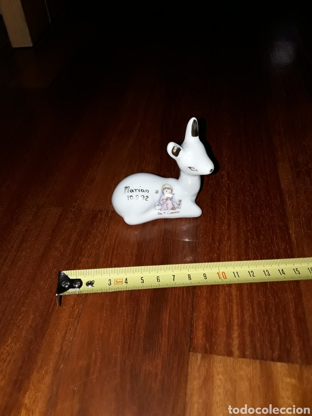 Segunda mano: Figura de cervatillo, recuerdo Primera Comuni&oacute;n - Foto 1