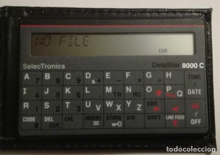Segunda mano: CALCULADORA SELECTRONICS DATA STOR 8000C CON FUNDA - Foto 1