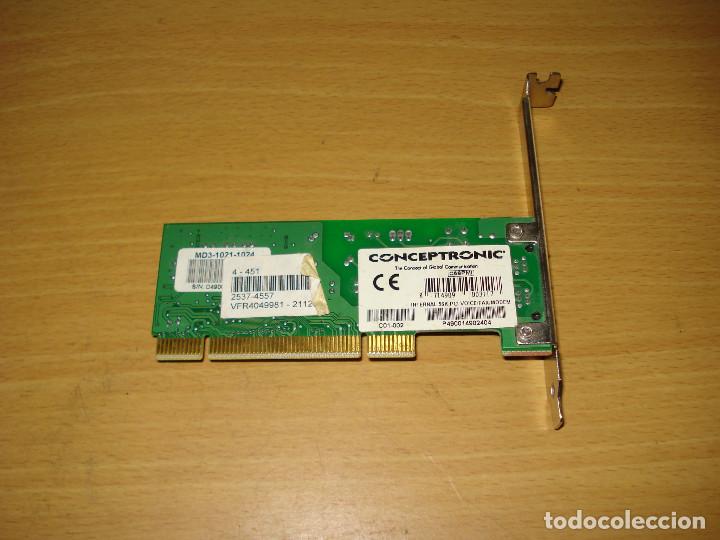 Segunda mano: MODEM FAX HARMONICS CONEXANT HSF 56k HSFi PCI INTERNO - Foto 2