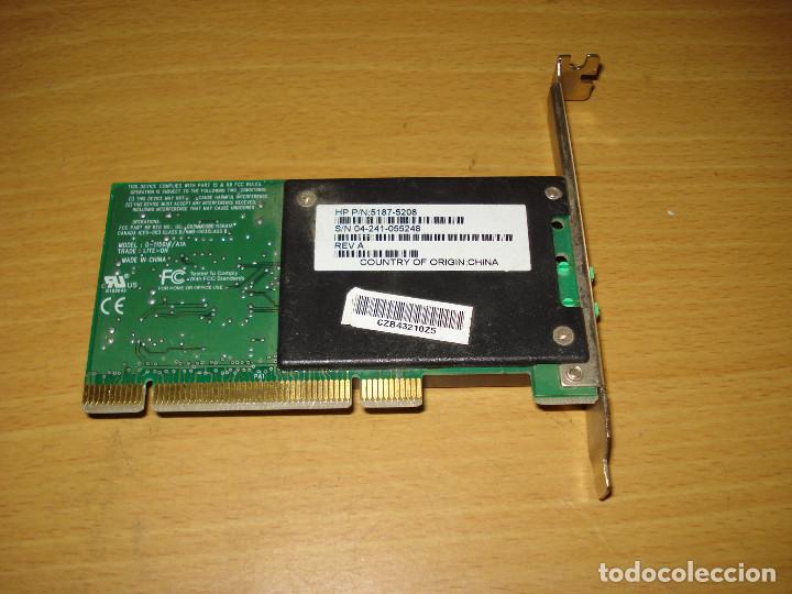 Segunda mano: M&Oacute;DEM FAX INTERNO 56K V92 PCI CONEXANT softk56 - Foto 2