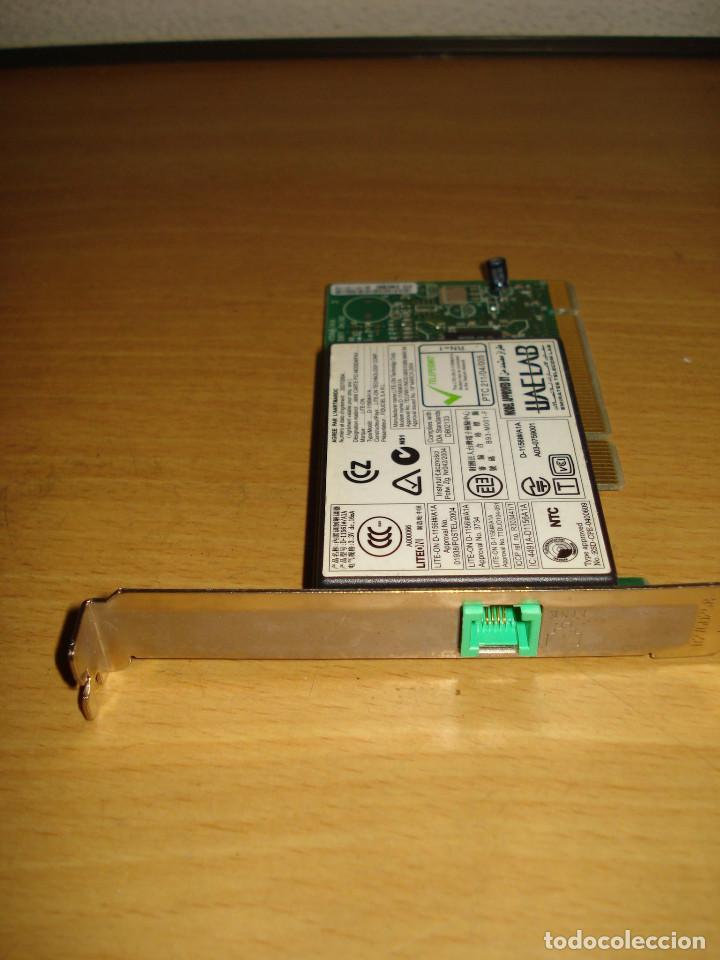 Segunda mano: M&Oacute;DEM FAX INTERNO 56K V92 PCI CONEXANT softk56 - Foto 3