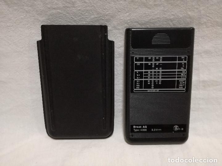 Segunda mano: CALCULADORA - BRAUN AG 4 835 871-B CON ESTUCHE - Foto 3