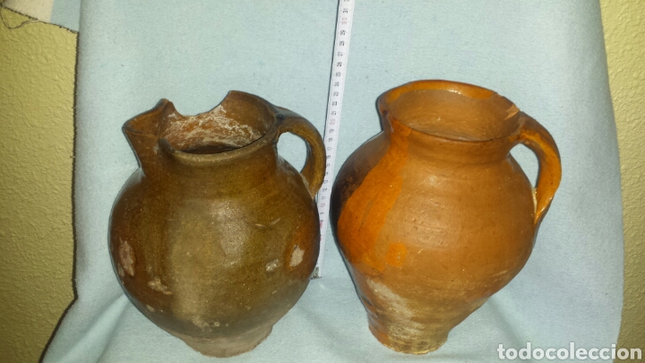 Segunda mano: Jarra y puchero,orza antiguos - Foto 1