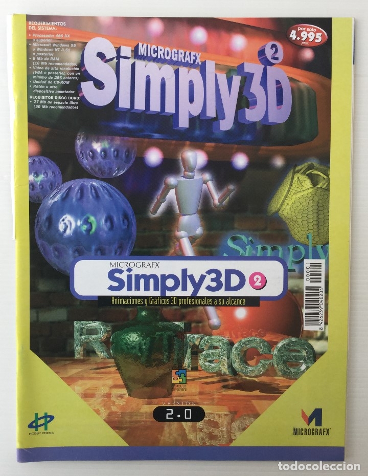 Segunda mano: Micrografx Simply3D 2 - versi&oacute;n 2.0 - 1998 - Foto 7