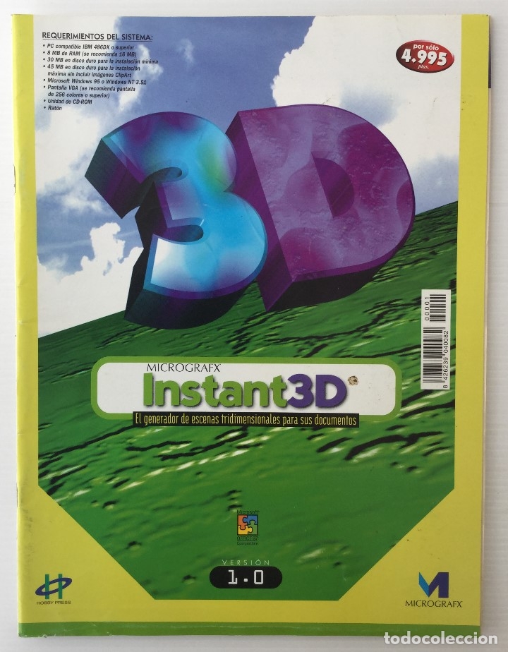 Segunda mano: Micrografx Instant 3D &ndash; Versi&oacute;n 1.0 &ndash; Hobby Press - 1997 - INSTANT3D - Foto 5