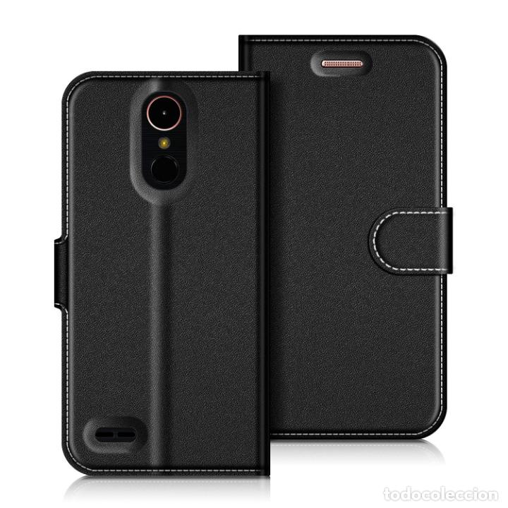 Funda Tipo Libro De Cuero Para OPPO A16 / A16s / A54s - Con Ranuras Para Tarjetas, Soporte Plegable Y Cierre Magnético, Color Marrón