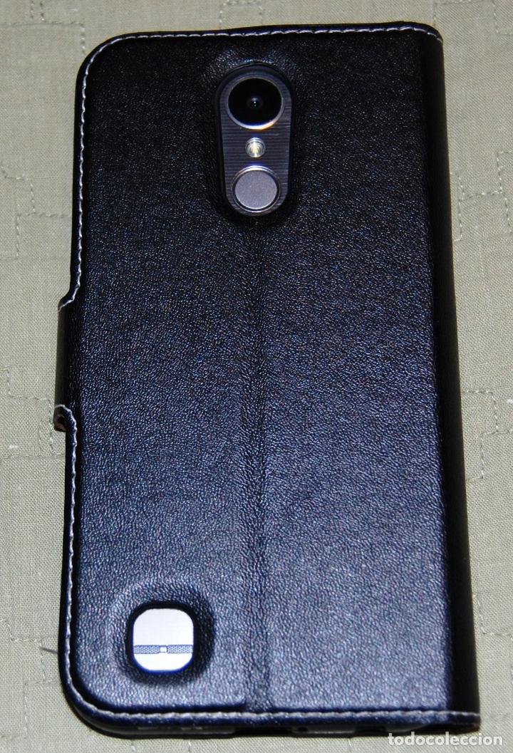 Segunda mano: Funda Cartera LG K10 2017, con tarjetero y cierre magn&eacute;tico. - Foto 3