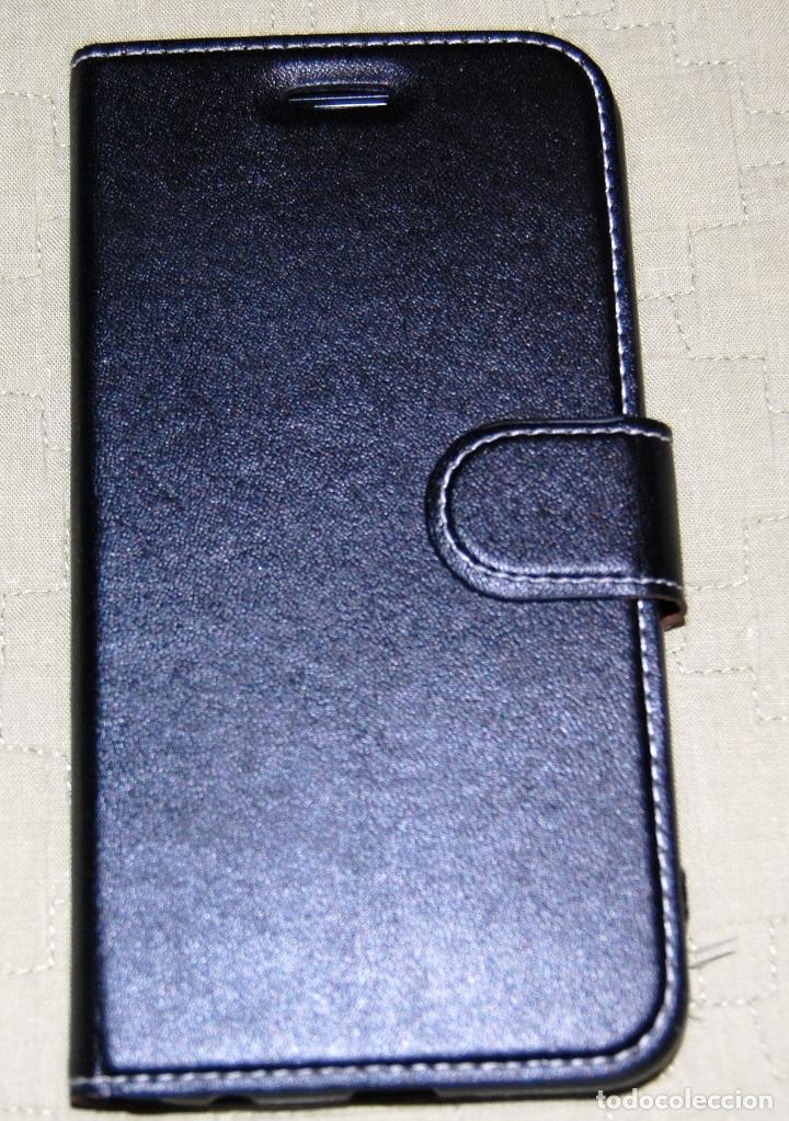 Segunda mano: Funda Cartera LG K10 2017, con tarjetero y cierre magn&eacute;tico. - Foto 4