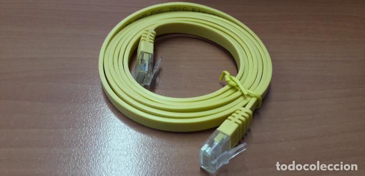 Segunda mano: 03-00094 cable datos plano cat.6 - RJ45 - Foto 1
