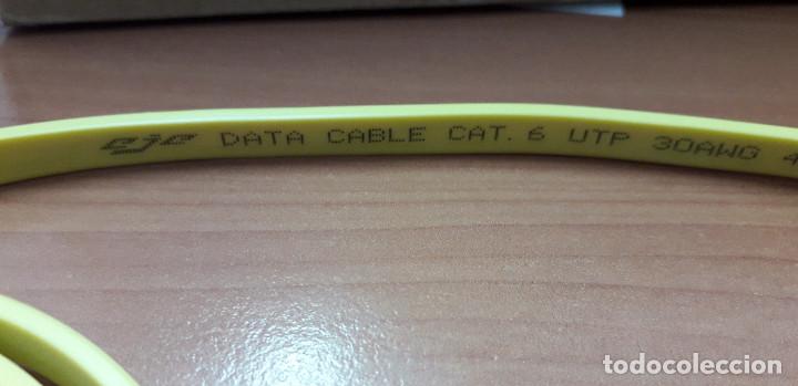 Segunda mano: 03-00094 cable datos plano cat.6 - RJ45 - Foto 2