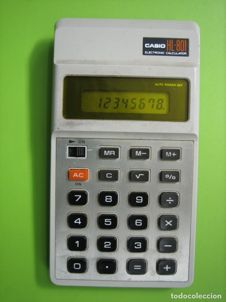 Segunda mano: Antigua calculadora casio HL-801 - Foto 1
