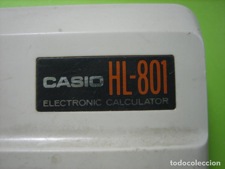 Segunda mano: Antigua calculadora casio HL-801 - Foto 6