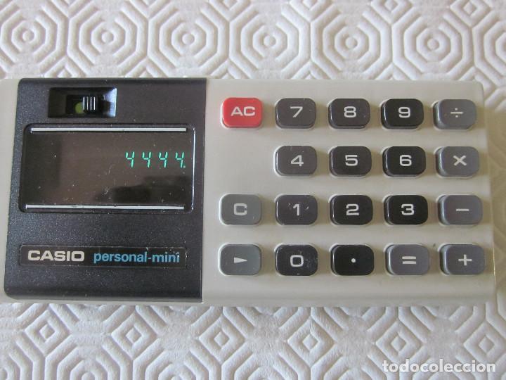 Segunda mano: CALCULADORA CASIO PERSONAL MINI, A&Ntilde;OS 70. - Foto 3