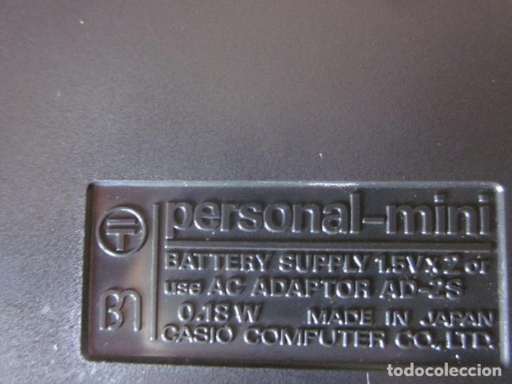 Segunda mano: CALCULADORA CASIO PERSONAL MINI, A&Ntilde;OS 70. - Foto 4