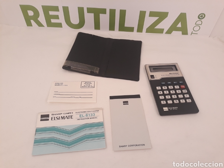 Segunda mano: Calculadora Sharp Elsi Mate EL-8133. - Foto 3